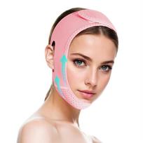 V-shaped lifting mask, chin strap for sleep, women's V-shaped lifting mask, facial slimming exerciser, pink (1 piece) Pack of 1 rožinė