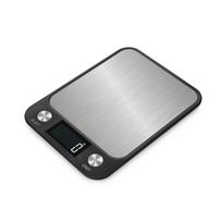 Cheap Electronic Stainless Steel Kitchen Scale 5Kg Digital Mini Weighing Large Multifunction AAA Battery Powered Includes Lid (Chocolate,1kg&1g&22.5*16.5*1.65 cm) šokoladas