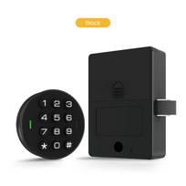 KEMUU Combination Code Keypad Smart Locker System Smart Digital Locks for Lockers nfc Rfid Cabinet Smart Locker Lock (Black,unlock by passcode and card&code+card) juoda