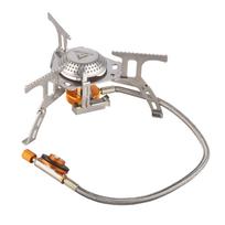 STARCAMP Outdoor Gas Stove Camping Gas burner Folding Electronic Stove Hiking Portable Foldable Split Stoves 3500W sidabras