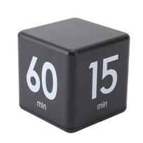 ABS Flip Timer Gravity Sensing Cube Timer Durable Countdown Timer  Cooking Studying Workout Office juoda
