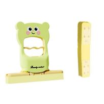 Cartoon Handheld Mop Dopamine Mini Mop Lazy Rag Cleaning Mop  Dormitory žalia
