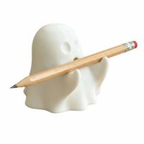 Funny Halloween Pen Rack 3D Printed Mini Ghost Statue Ghost Pen Holder  Halloween Party balta