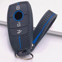 Silicone Key Cover for Mercedes-Benz A Class W177 B Class W247 C Class W206 E Class W213 S Class W222 GLC GLE GLS CLA GLB GLA with Keychain Key Cover juoda