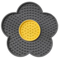 Pet Lick - Sunflower Shape Two-Tone Silicone Licking Pad for Dogs and Cats One Size