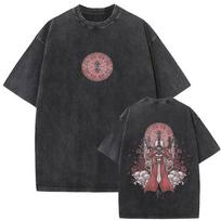 Washed Vintage Game Devil May Cry Dante T Shirt Men Women Gothic Rock Style T-shirt Oversized Short Sleeve Streetwear Unisex S įvairiaspalvis