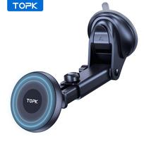 TOPK Car Phone Holder MagSafe Magnetic Mount [Strong Magnet] Dashboard Car Stand For iPhone 15 Pro Universal Magnetic Car Mount juoda