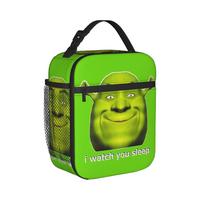 I Watch You Sleep Shreks Thermal Insulated Lunch Bags for Travel  Portable Bento Box Thermal Cooler Lunch Boxes One Size