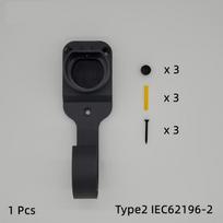 EV Charger Cable Strong Holder Type2 Type1GBT Electric Car Charger Holder ABS Wallbox Cable Holder Wall Bracket with Screws 1Pcs Type2