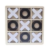 Montessori Wooden Toy Mini Chess Play Game Jigsaw Board Games Early Educational Interaction Toys for Kids Party Battle Games