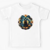 Cat Noir #2368 | Black Cat Kids T-Shirt 140
