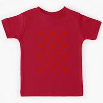 Red Polka Dots Flamenco Style Kids T-Shirt 170