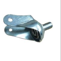 Three-wheel drift car rear wheel PU wheel bracket iron frame universal wheel frame stent Thick teeth