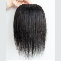 Volume Top Side Cover Hair Piece Heat Resistant Fiber Synthetic Pads Invisible Seamless Hair Pads 20CM tamsiai ruda spalva