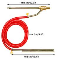 Pressure Washer Sandblasting Gun Sandblaster Blasting Kit Lance for Rust Removal Abrasive Cleaning Hose For Karcher/Parkside raudona