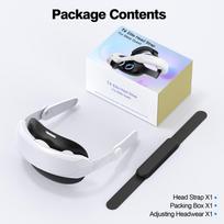 Replacement Headband for Oculus Quest 2 VR, Elite Head Strap Are Adjustable T4 balta