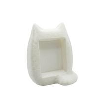Home Decoration Cat Photo Frame Cute Design DIY Desktop Ornament Funny Album Ornament  Office Desk balta