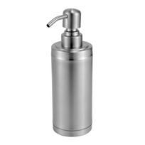Kitchen 300ml Liquid Soap Dispenser Bottle Metal Liquid Dish Soap Lotion Pump Dispenser With Stainless Steel Lotion Pump