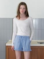 Kinder Baby Essential U-Neck Tee - 3Color White/Free