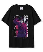 Canvas [Ulkin X Squid Game 3] Triangle Guard T-Shirt_Black Black/One