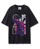 Canvas [Ulkin X Squid Game 3] Triangle Guard T-Shirt_Charcoal Charcoal/One