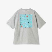 Columbia [Jonas Collection] Unisex Crest To Belly Graphic Short Sleeve T-Shirt Columbia Grey Heather/S