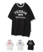 Polygram Retro Service Ringer Short Sleeve T-Shirt - 3 Colors White/Navy/2Xl