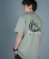 Lunasi Mobius Oversized Short Sleeve T-Shirt - Khaki Green/M