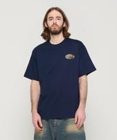 Cargo Bros Small Logo Oversized Short Sleeve T-Shirt (Navy) L
