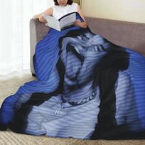 A Fleece Blanket Featuring Billie Style - As a Gift The Fleece Blanket Symbolizes Warmth And Affection Conveying Custom Blankets Size: 75*100cm, Weight: 230 GSM
