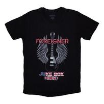 Camiseta Foreigner Wings Guitar Juke Box Hero XXL