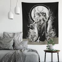 Moon Goddess Hecate Home Decor Tapestry - Wiccan Tapestry - Hekate Witchy Room Decor Tapestry Wall Decor 100X70CM