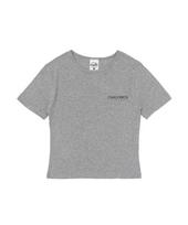 Cargo Bros For Woman Essential Logo Short Sleeve T-Shirt (Grey) Free