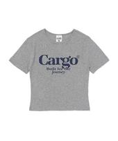 Cargo Bros For Woman Dot Logo Short Sleeve T-Shirt (Gray) Free