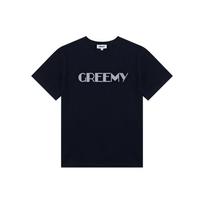 Grimi Simple Logo T-Shirt(Navy) S