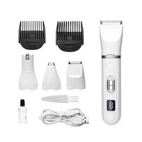 Farm Use Low Stress Quiet Pet Shaver for Group Dogs & Cats Full Body Hair Trimming Washable Pet Hair Trimmer Kit balta