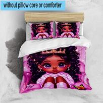 Royal Butterfly Princess Dreams 3pcs Bedding,Including 1pc Duvet Cover And 2pcs Pillowcases Perfect for Christmas,Ideal for Bedroom, Dormitory 135cm*200cm
