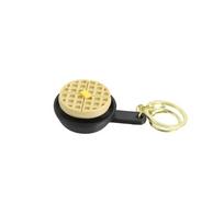 Rabbit cake Waffle Cake Keychain Mini Cartoon Keyboard Fidget Toy  Backpack Pendant Style C