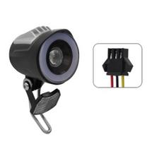 6-60V Brushless Electric Bicycle LED Headlight Fork Light Accessories QD260 QD470 QD500 Front Aluminum 2 3 4 Pin DC SM/WP Plug juoda