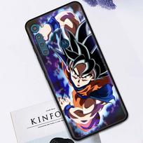 Telefono dėklas Motorola One Fusion G9 Play G8 Power Edge Plus G10 E6s G Stylus TPU minkštas dangtelis Anime Son Goku Moto G Stylus