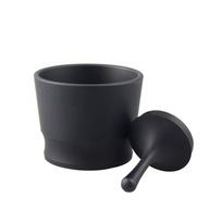 51MM/58MM aliuminio lydinio preso kavos preso preso dozavimo žiedo puodelis Espresso Barista rankenos miltelių rinktuvas EK43 malūnėliui 51mm juoda