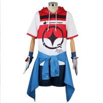 Bennett Genshin Impact Game Cosplay Costume Uniform Halloween Party T-shirt Casual Suit S smėlis