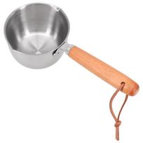 Milk Pot Stainless Steel Oil Pan 150ML-500ML Sauce Small Pot Cooking Butter Melting Pot Versatile Flat Bottomed Oil Pan