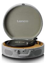 Lenco LS-66GY - patefonas su garsiakalbiais ir AT-3600 kasetė, Lenco pilka