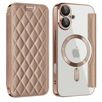 Applicable To IPhone16Pro Yadun Xiaoxiangfeng Magnetic Snap Case Apple 15 Lambskin Diamond Leather Case Full Pack iPhone 16promax