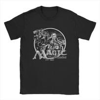 Games Gathering MTG T-Shirt Men Retro Logo Funny Cotton Tees Crewneck Short Sleeve T Shirt Plus Size merch S juoda