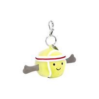 JELLYCAT Fun Sports Series Tennis Cute Fun Doll Plush Pendant 6cm Height Box Not Included