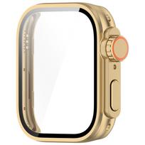 Huawei Watch Fit 3 kietas dėklas grūdintas stiklas ekrano apsauga išvaizdos atnaujinimas pakeitimas į Iwatch Ultra 1/2 49MM priedai Huawei Watch Fit 3 auksas