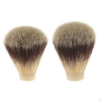 2 Pcs. Durable Hair Shaving Brush Head Knots for Man hairbrush salon
