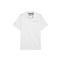 Puma Bmw M Motorsport Plain Casual Straight Fit Short Sleeve Polo Shirt Men Polo Shirts White 624150-02 S